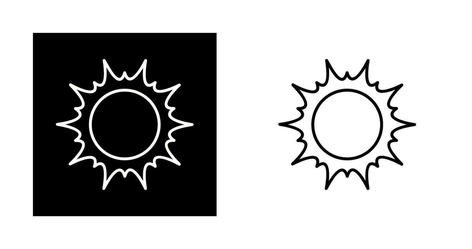 zon vector pictogram