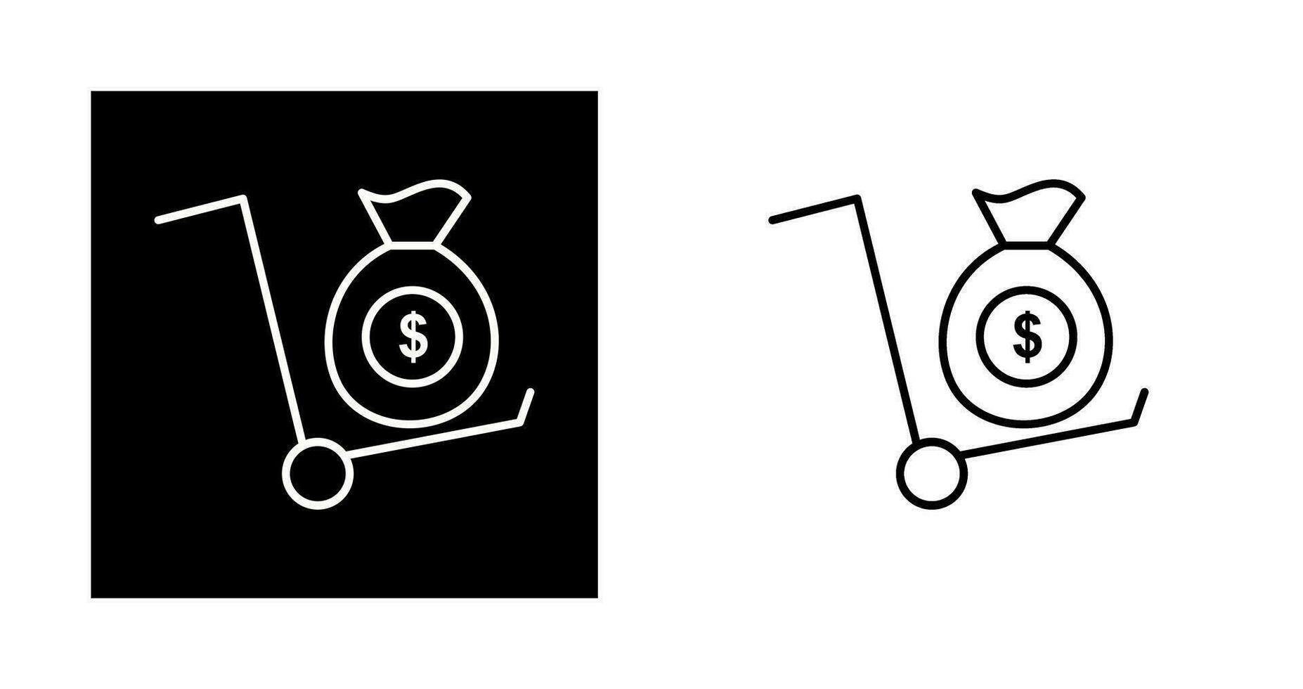 geld overmaken vector icon