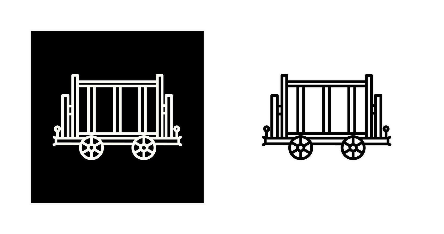 trolley vector pictogram vector