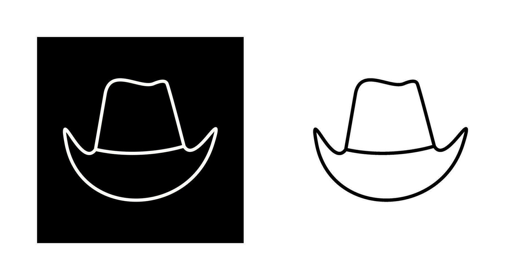 cowboy hoed vector icoon