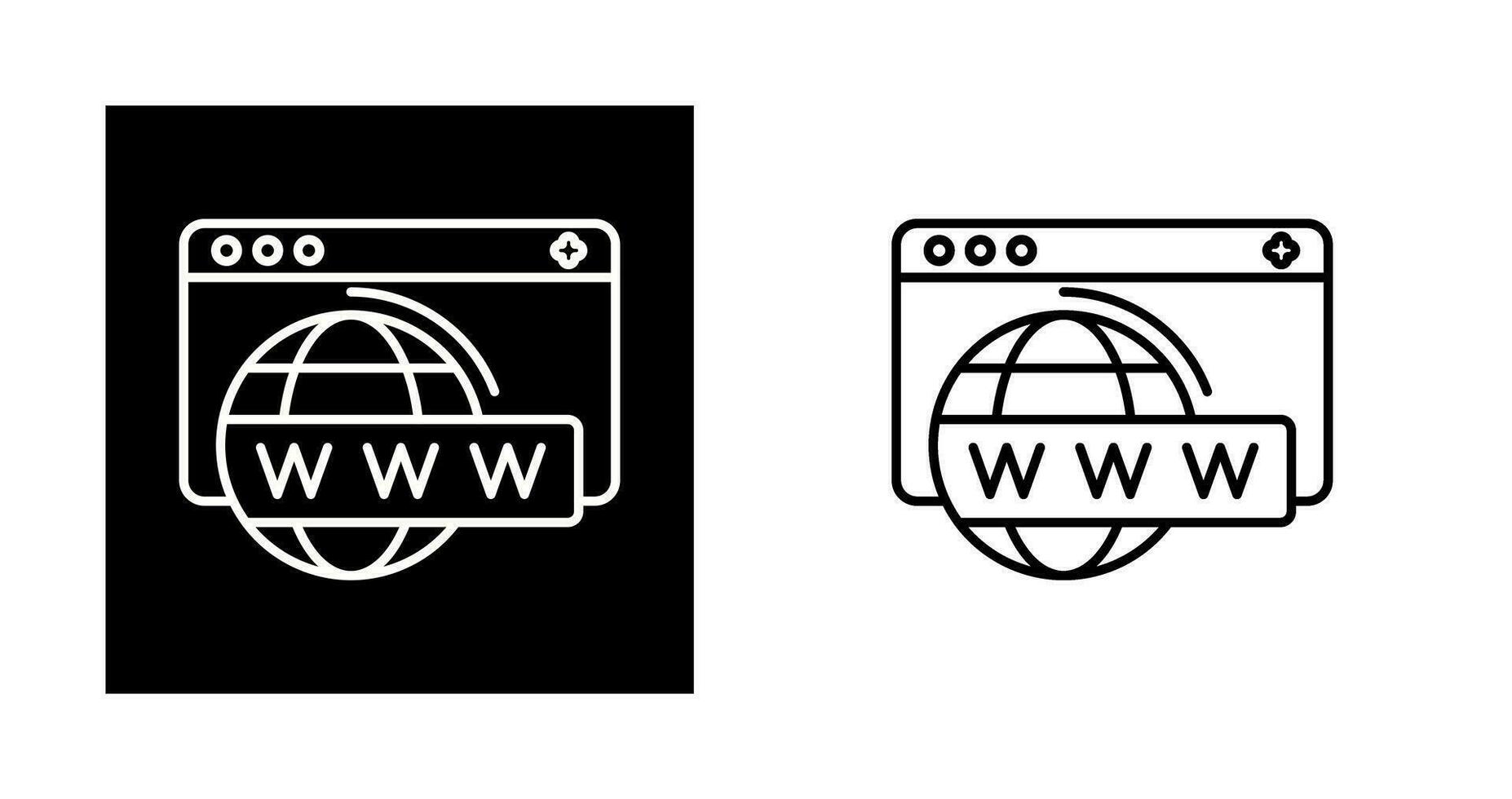 browser vector pictogram