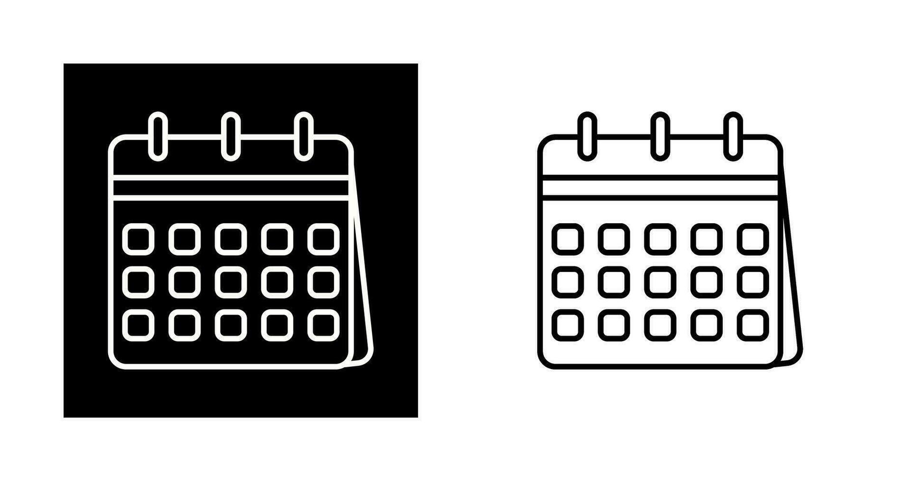 kalender vector pictogram