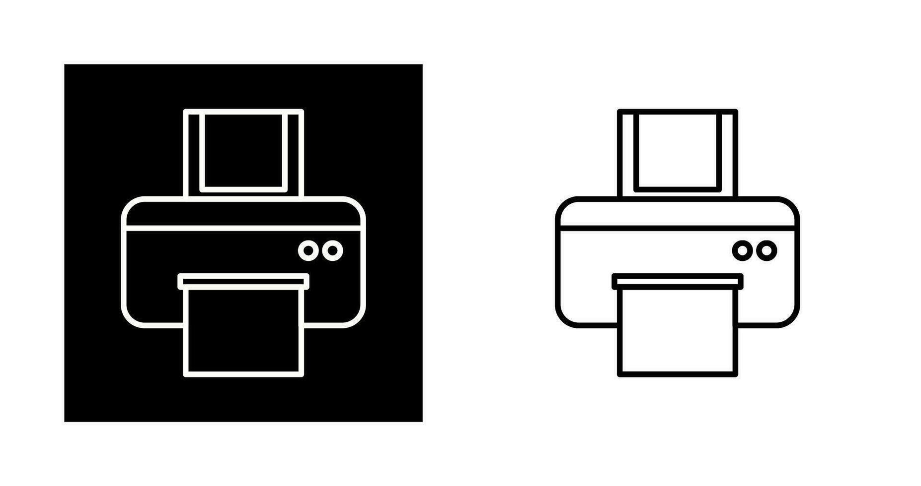 printer vector pictogram