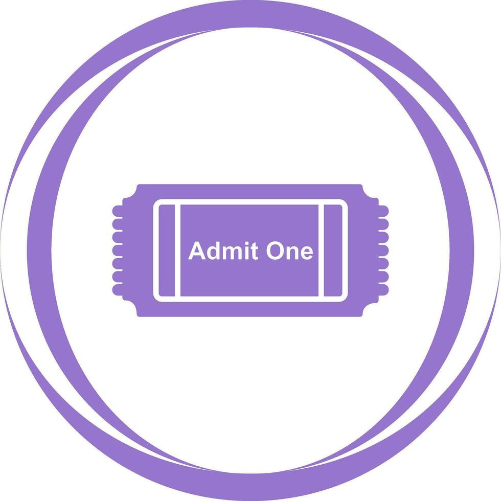 film ticket vector icoon