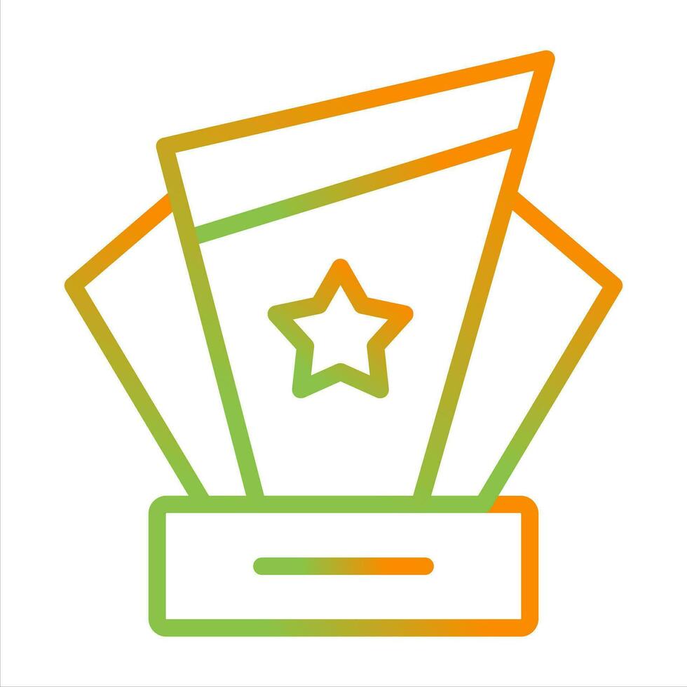 award vector pictogram