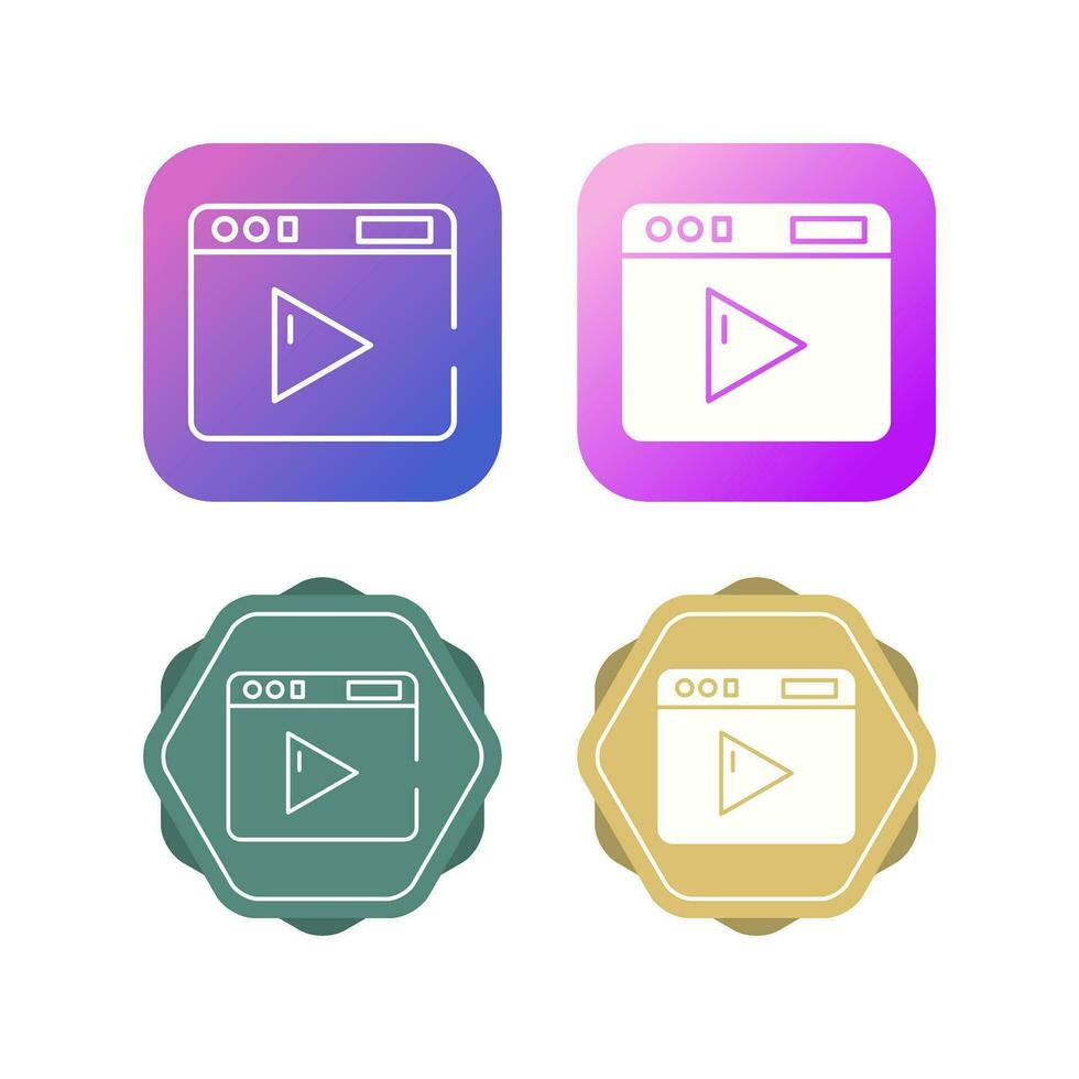 video vector icoon