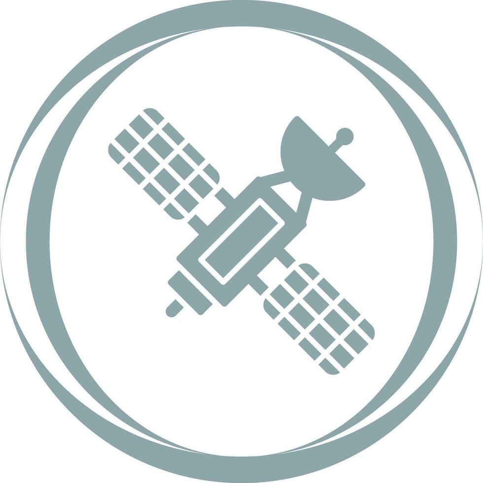 satelliet vector pictogram