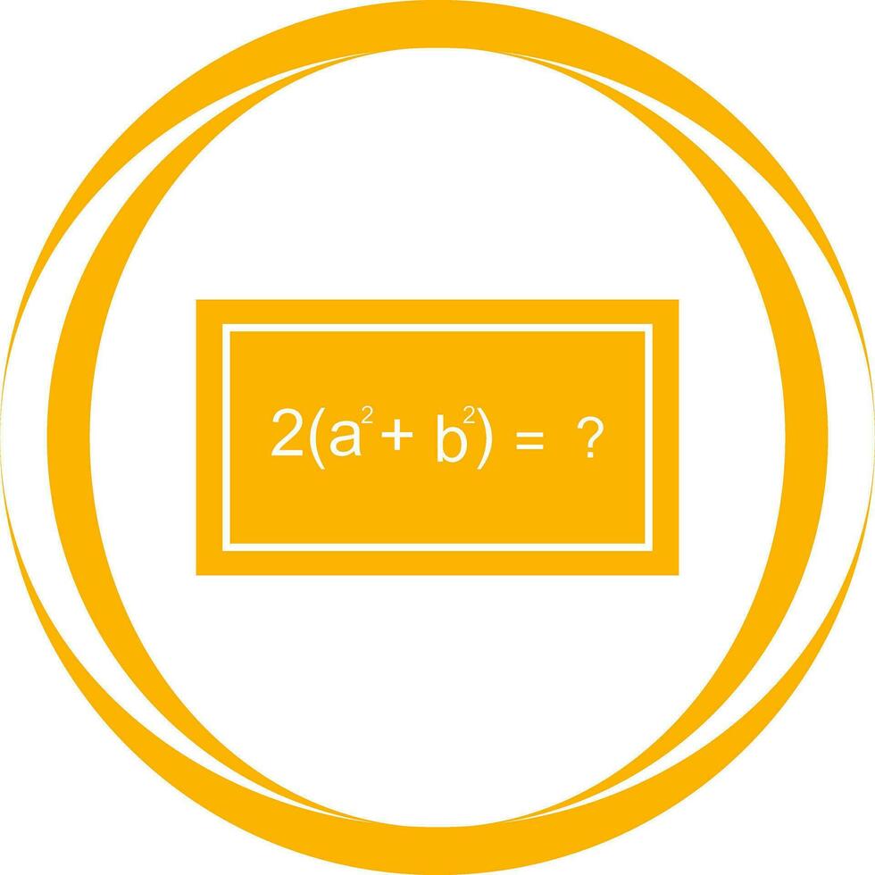 oplossen formule vector icoon