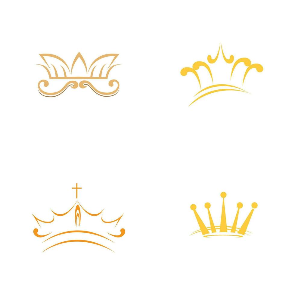wijnoogst kroon logo Koninklijk koning koningin abstrak logo desain vector sjabloon. simbol geometris logotype ikon konsep.