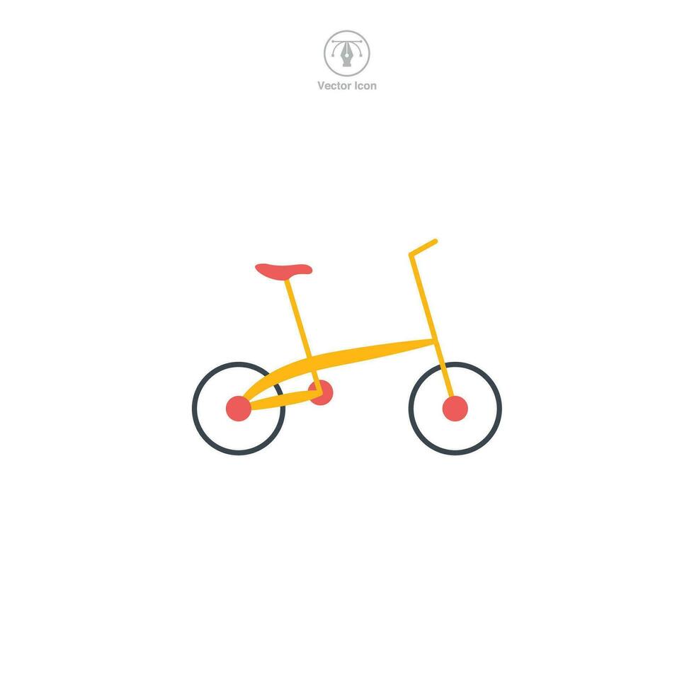 fiets icoon symbool vector illustratie geïsoleerd Aan wit achtergrond