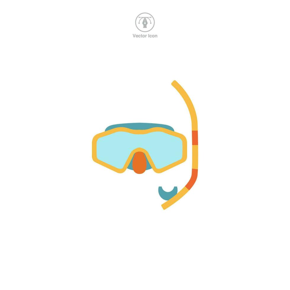 scuba uitrusting icoon symbool vector illustratie geïsoleerd Aan wit achtergrond