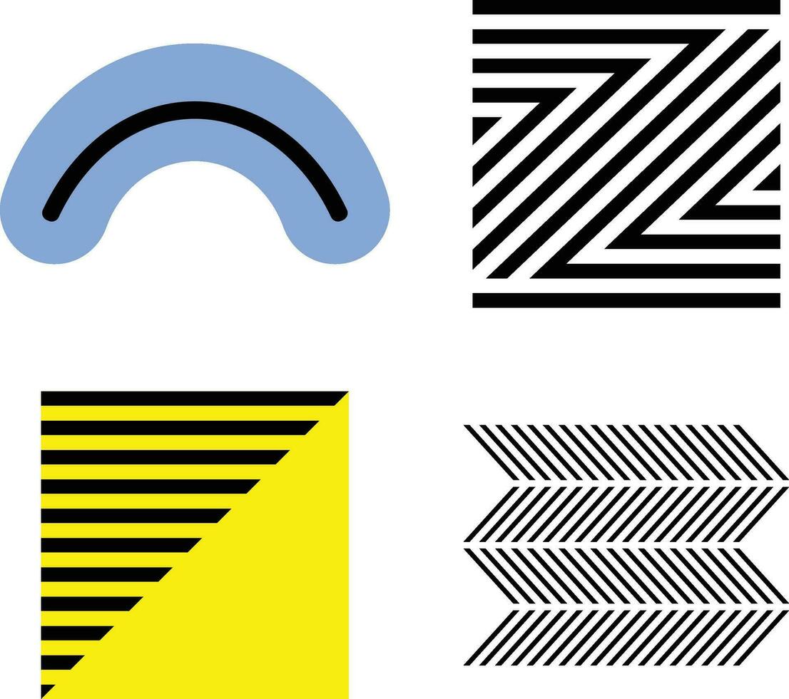 Memphis geometrisch. modieus verzameling van halftone vector meetkundig vormen.voor ontwerp decoratie. illustratie vector.