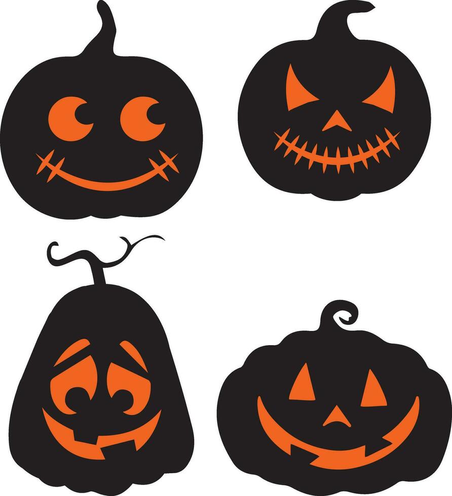 halloween pompoen. Aan wit achtergrond. vector illustratie