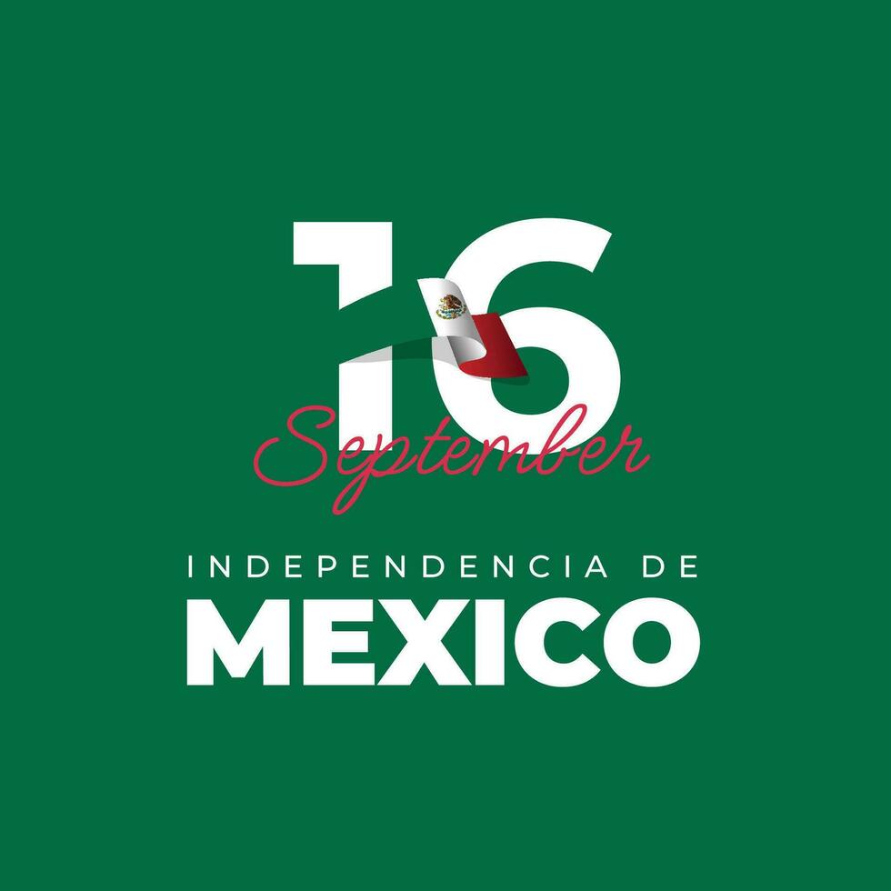 Mexico onafhankelijkheid dag ontwerp sjabloon vector