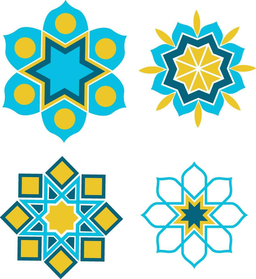 Islamitisch meetkundig ornament. symbool in decoratief Arabisch stijl. overladen decoratie voor uitnodigingen, groet kaarten, achtergronden, achtergronden, web Pagina's vector