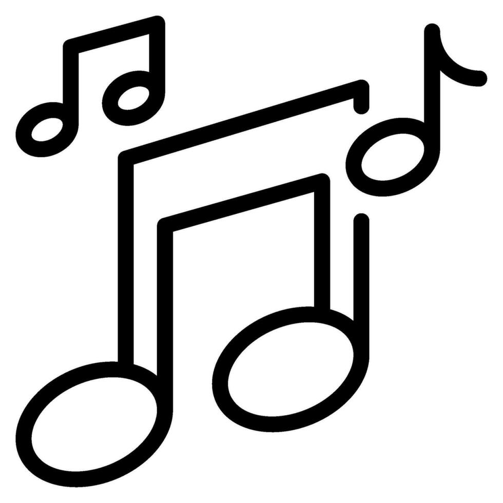 musical Notitie icoon illustratie vector