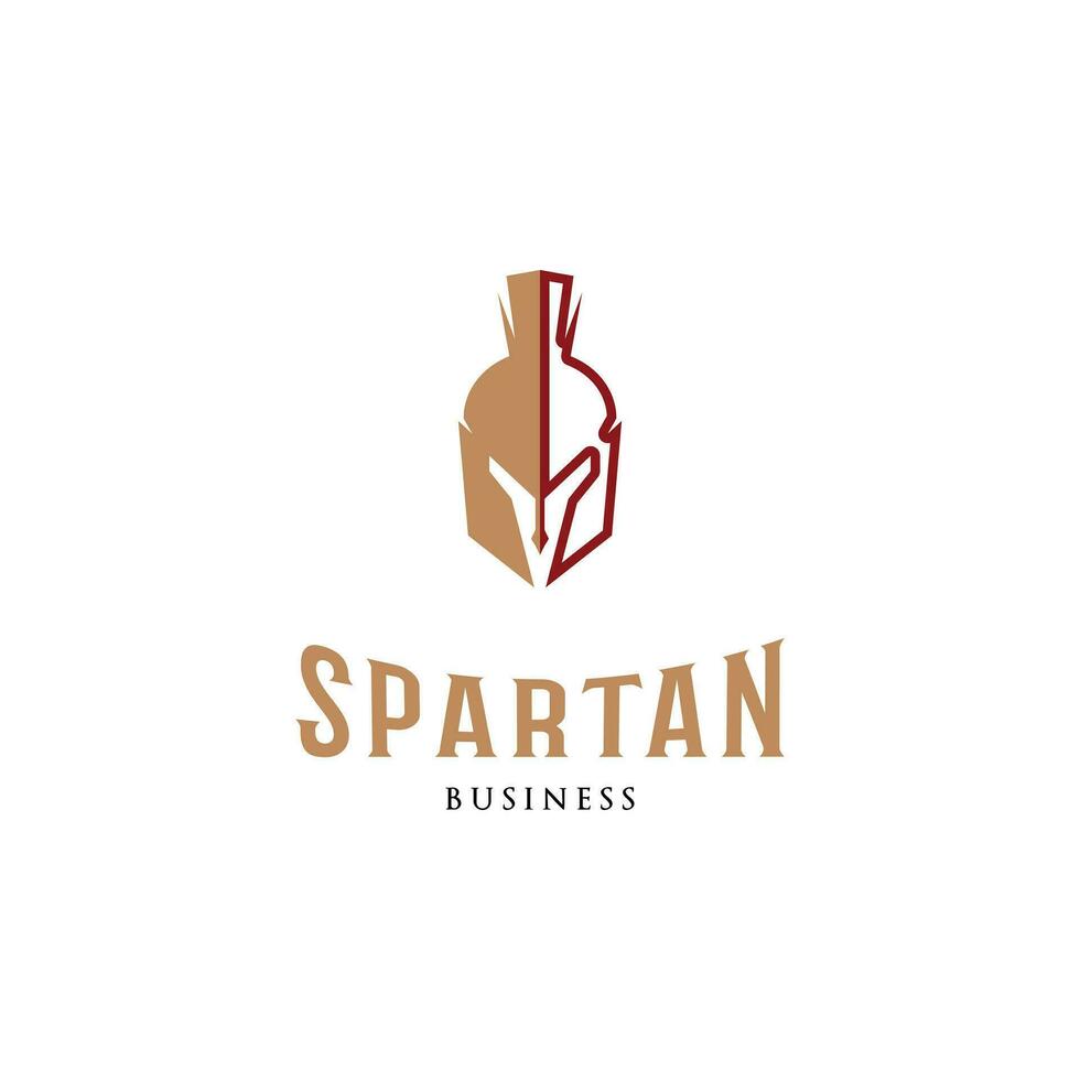 spartaans icoon logo ontwerp sjabloon vector