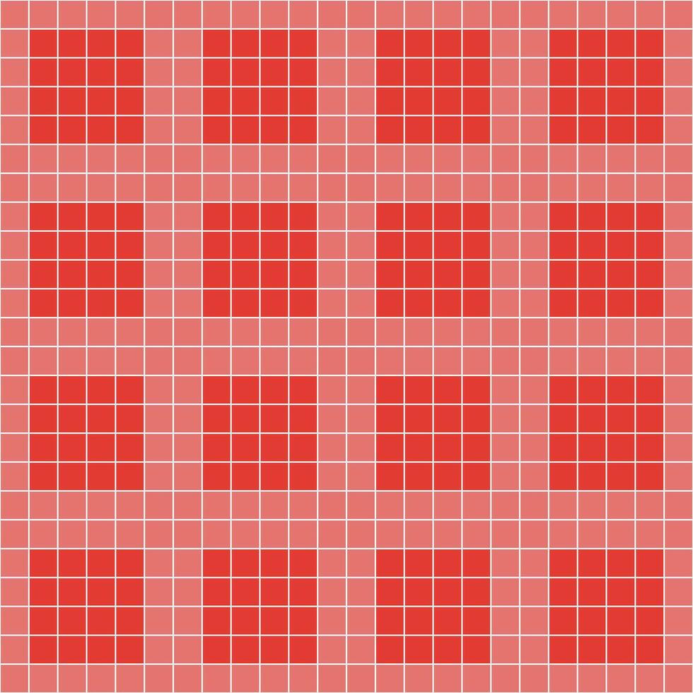 rood tegel achtergrond, mozaïek- tegel achtergrond, tegel achtergrond, naadloos patroon, mozaïek- naadloos patroon, mozaïek- tegels structuur of achtergrond. badkamer muur tegels, zwemmen zwembad tegels. vector