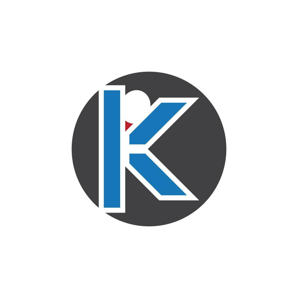 mensen met k brief logo vector sjabloon