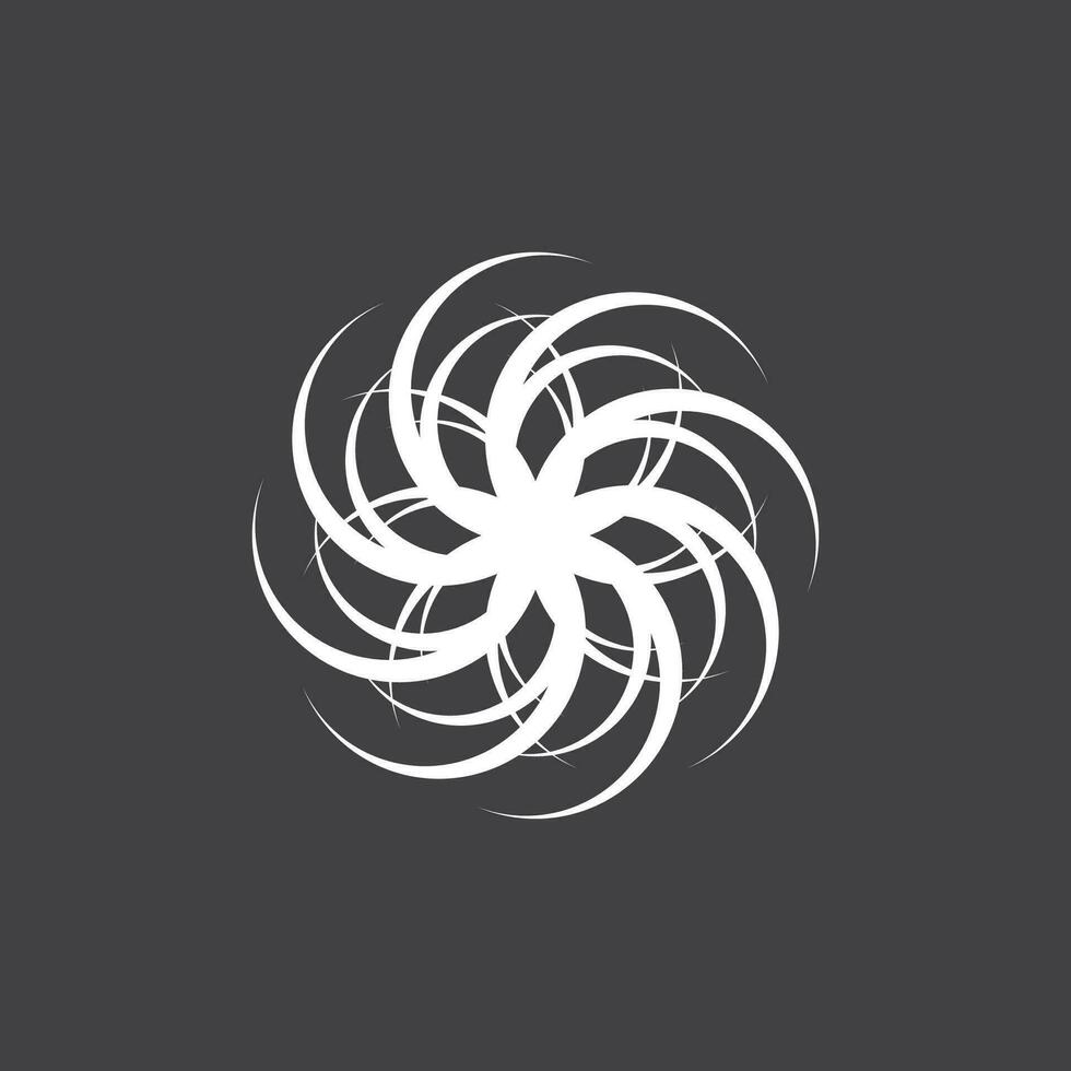 cirkel ring kolken abstract logo vector