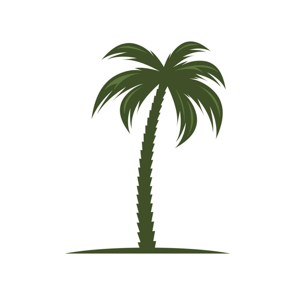 palm boom icoon vector ontwerp illustratie tropisch boom symbool