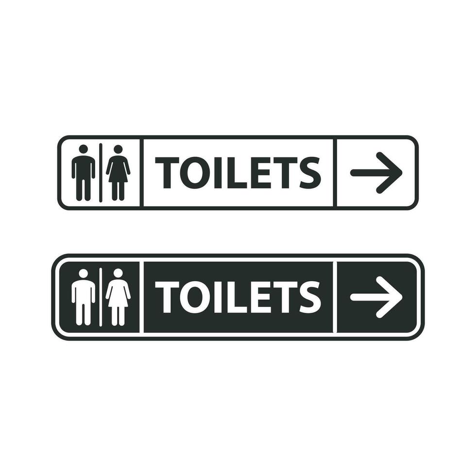 toilet symbool vector ontwerp illustratie toilet teken