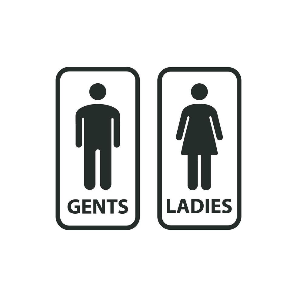 toilet symbool vector ontwerp illustratie toilet teken