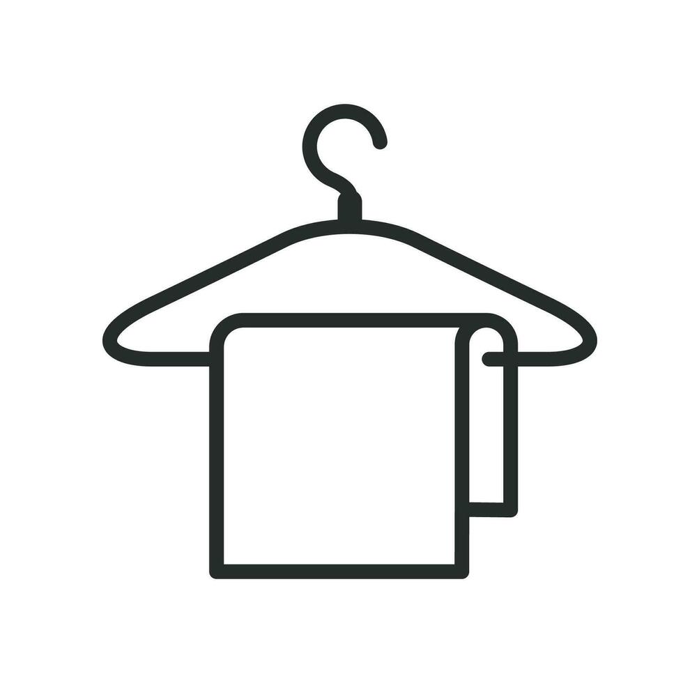 handdoek icoon vector ontwerp illustratie