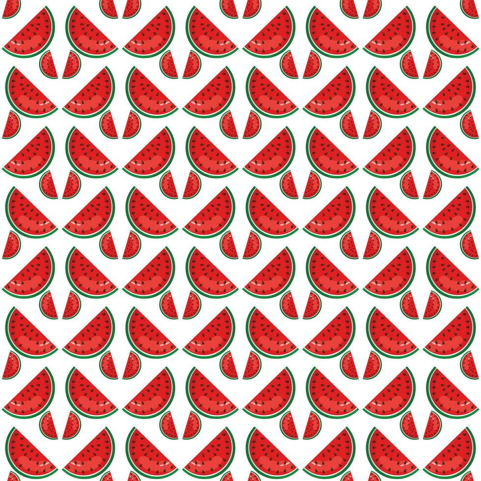 naadloos watermeloenen patroon. vector achtergrond. vlak ontwerp.