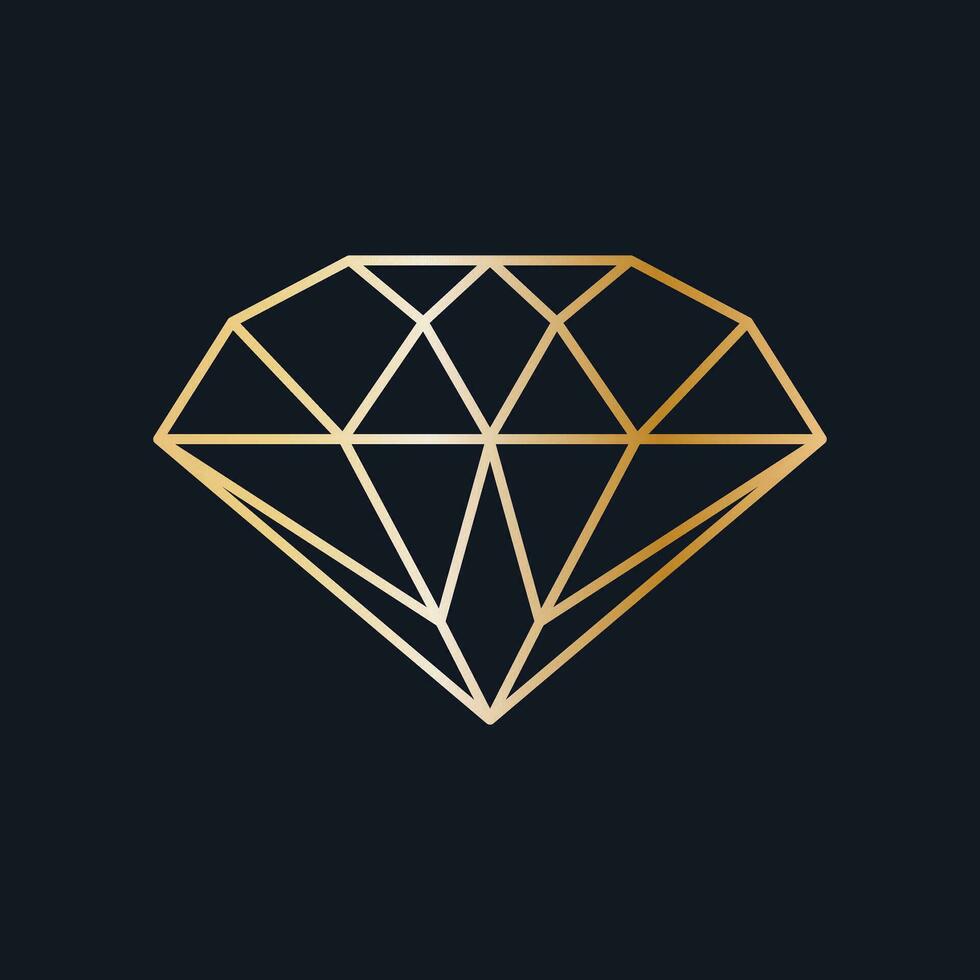 diamant steen vector icoon ontwerp. sieraden logo ontwerp.