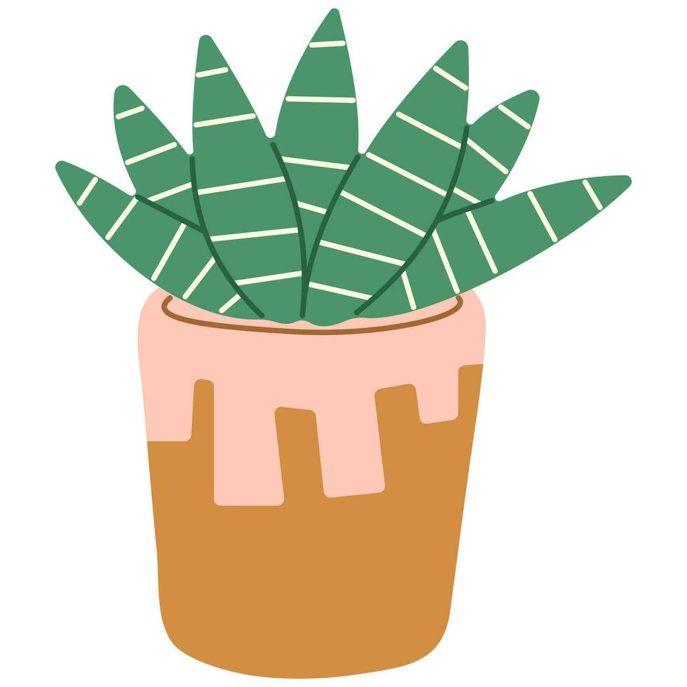 cactus single schattig Aan wit terug grond vector
