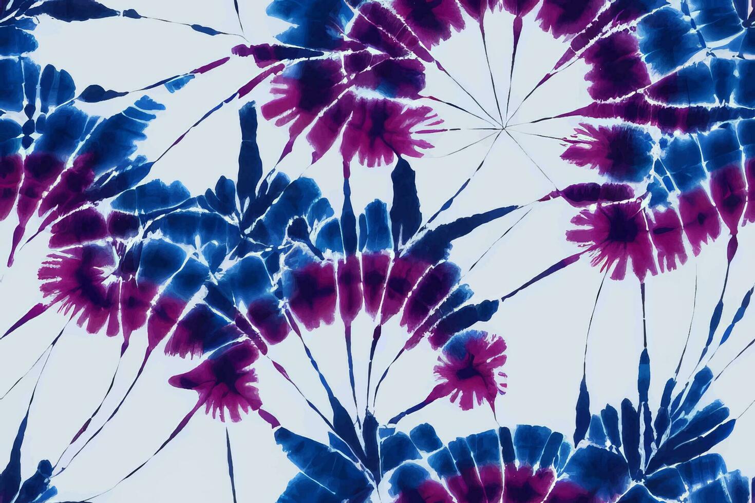 stropdas kleurstof shibori tye dood gaan abstract cirkel naadloos ontwerp groen bruin donker blauw kleuren verf batik borstel inkt spiraal kolken kleding stof retro botanisch meetkundig herhaling tekening tegel vector , blauw Purper wit