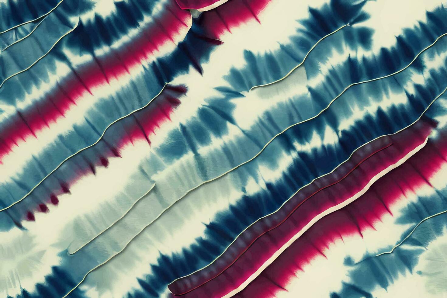 shibori sjaal tye dood gaan batik abstract borstel inkt spiraal kolken kleding stof cirkel Aziatisch ontwerp botanisch meetkundig herhaling tekening tegel vector groen bruin donker blauw kleuren verf retro , lijn blauw rood