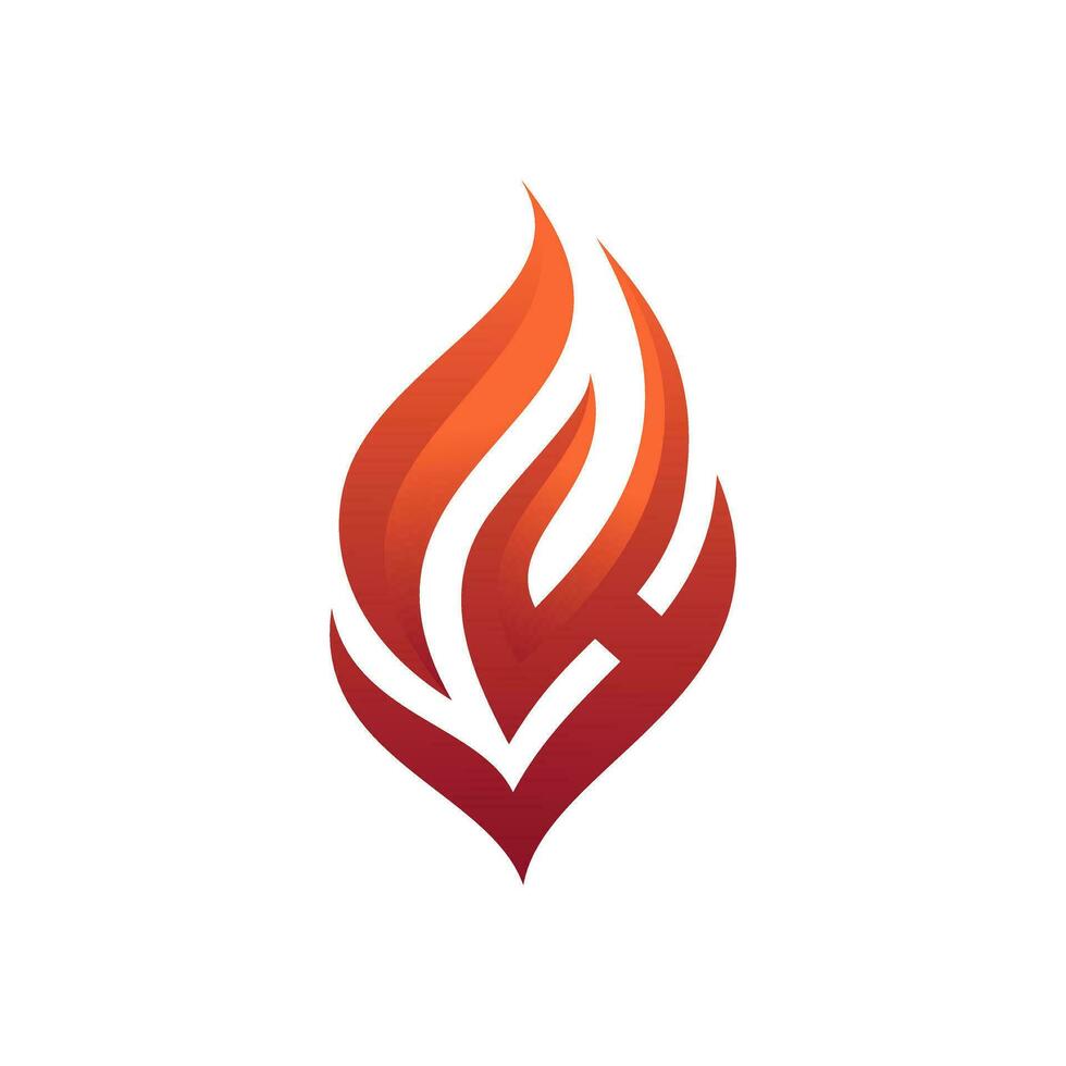 oranje helling brand logo ontwerp vector