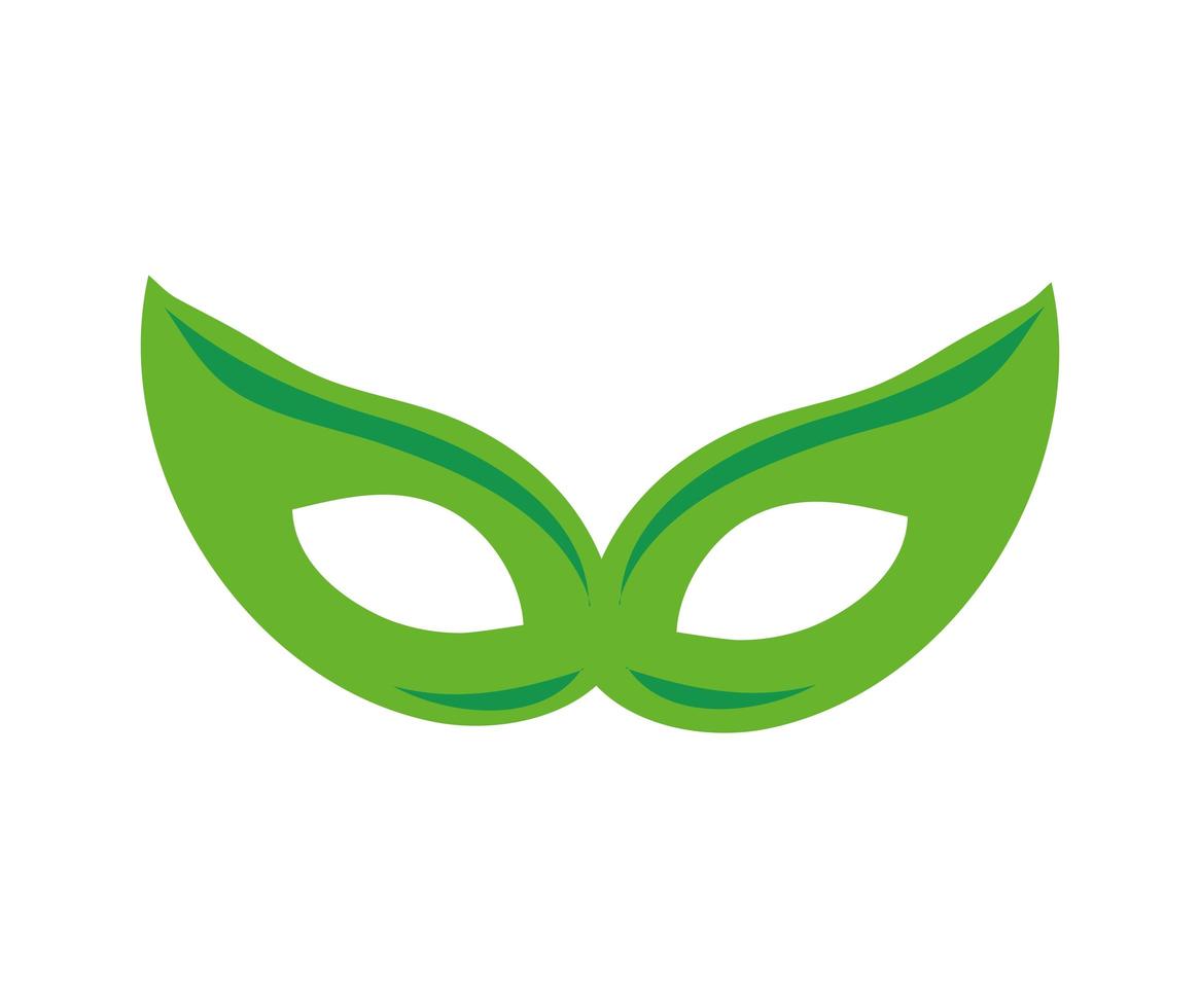 mardi gras viering masker icoon vector