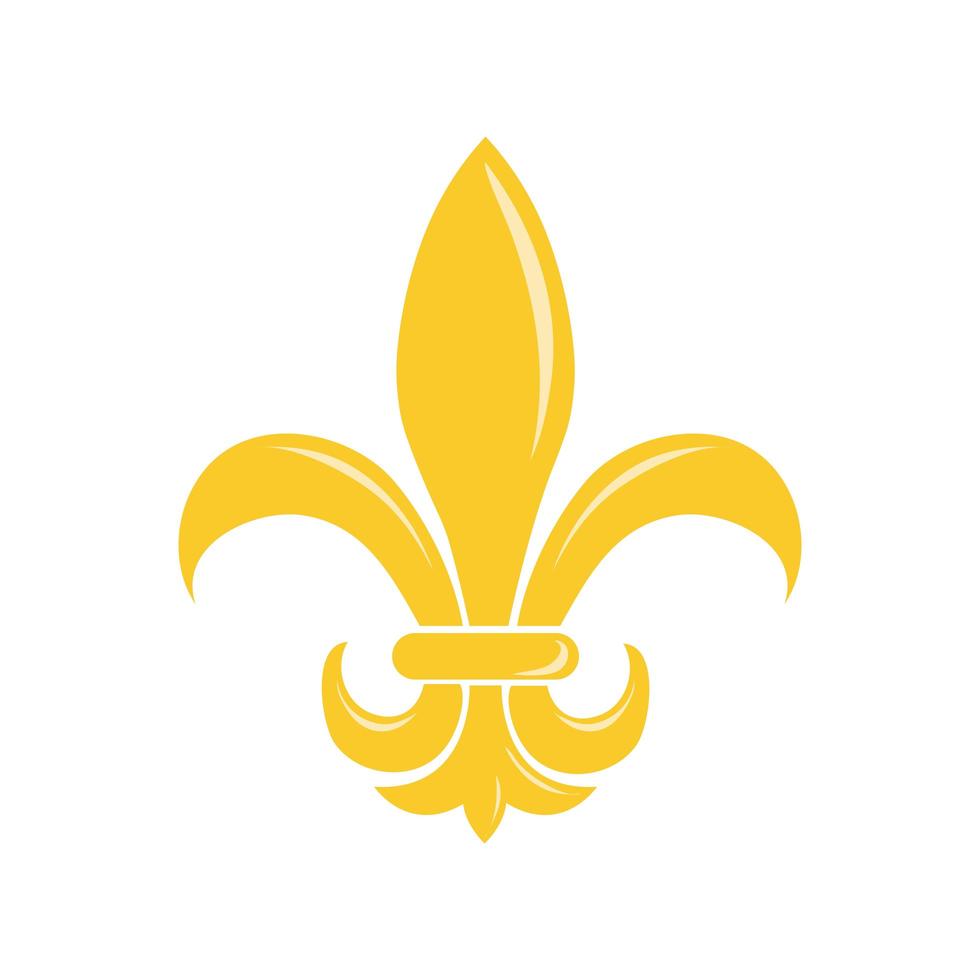 mardi gras insignes geïsoleerd pictogram vector