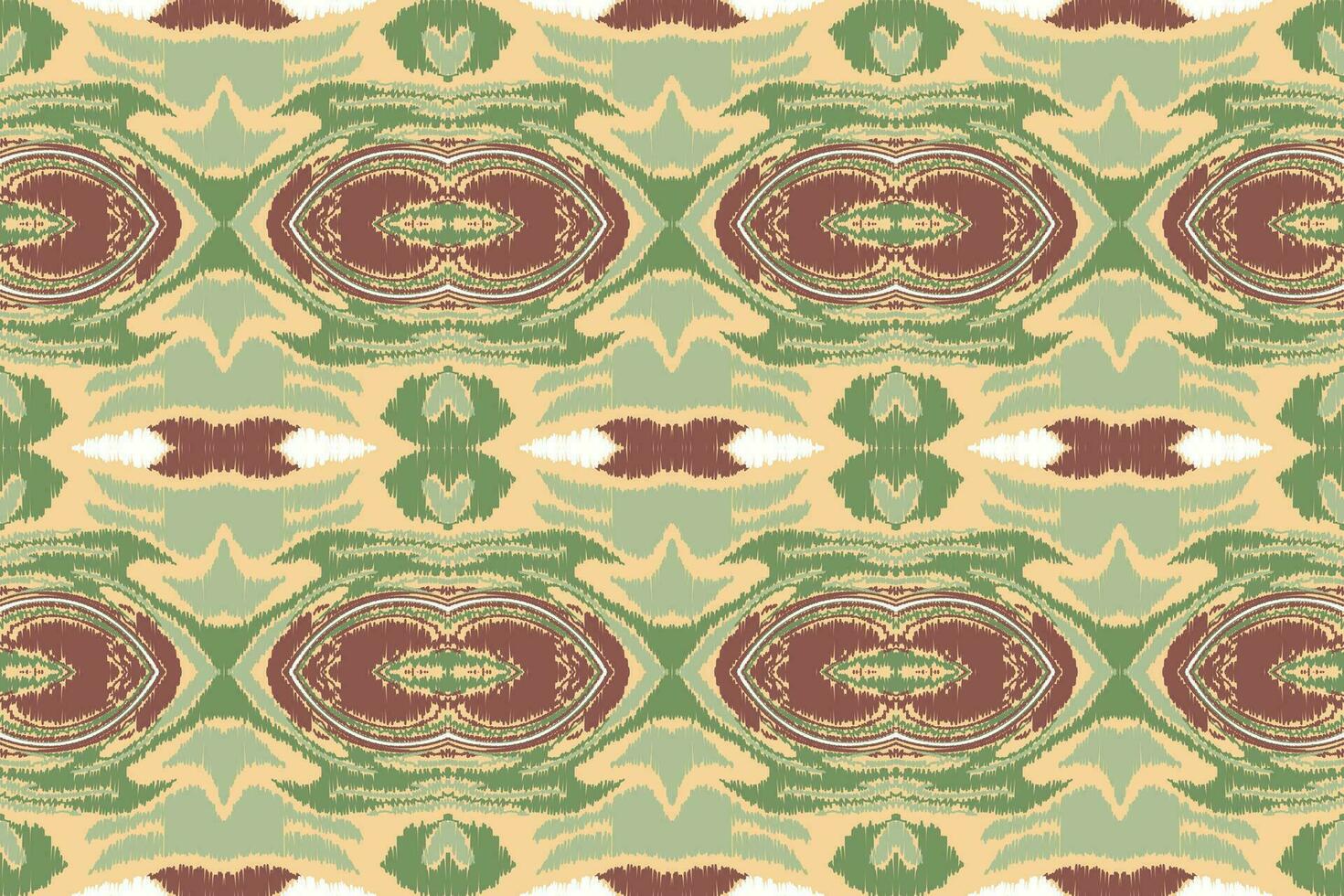 ikat bloemen paisley borduurwerk achtergrond. ikat aztec meetkundig etnisch oosters patroon traditioneel.azteken stijl abstract vector illustratie.ontwerp voor textuur, stof, kleding, verpakking, sarong.