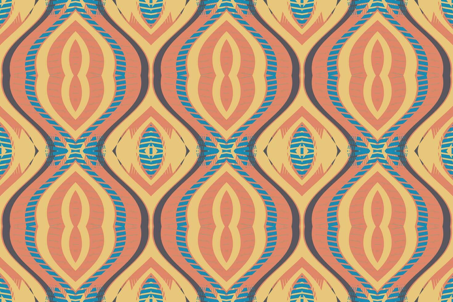 ikat bloemen paisley borduurwerk achtergrond. ikat achtergrond meetkundig etnisch oosters patroon traditioneel.azteken stijl abstract vector illustratie.ontwerp textuur, stof, kleding, verpakking, sarong.