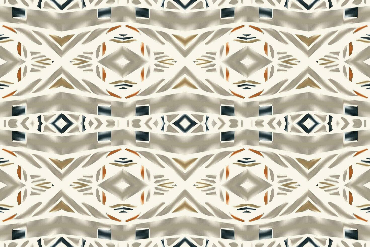 ikat bloemen paisley borduurwerk achtergrond. ikat naadloos meetkundig etnisch oosters patroon traditioneel. ikat aztec stijl abstract ontwerp voor afdrukken textuur,stof,sari,sari,tapijt. vector