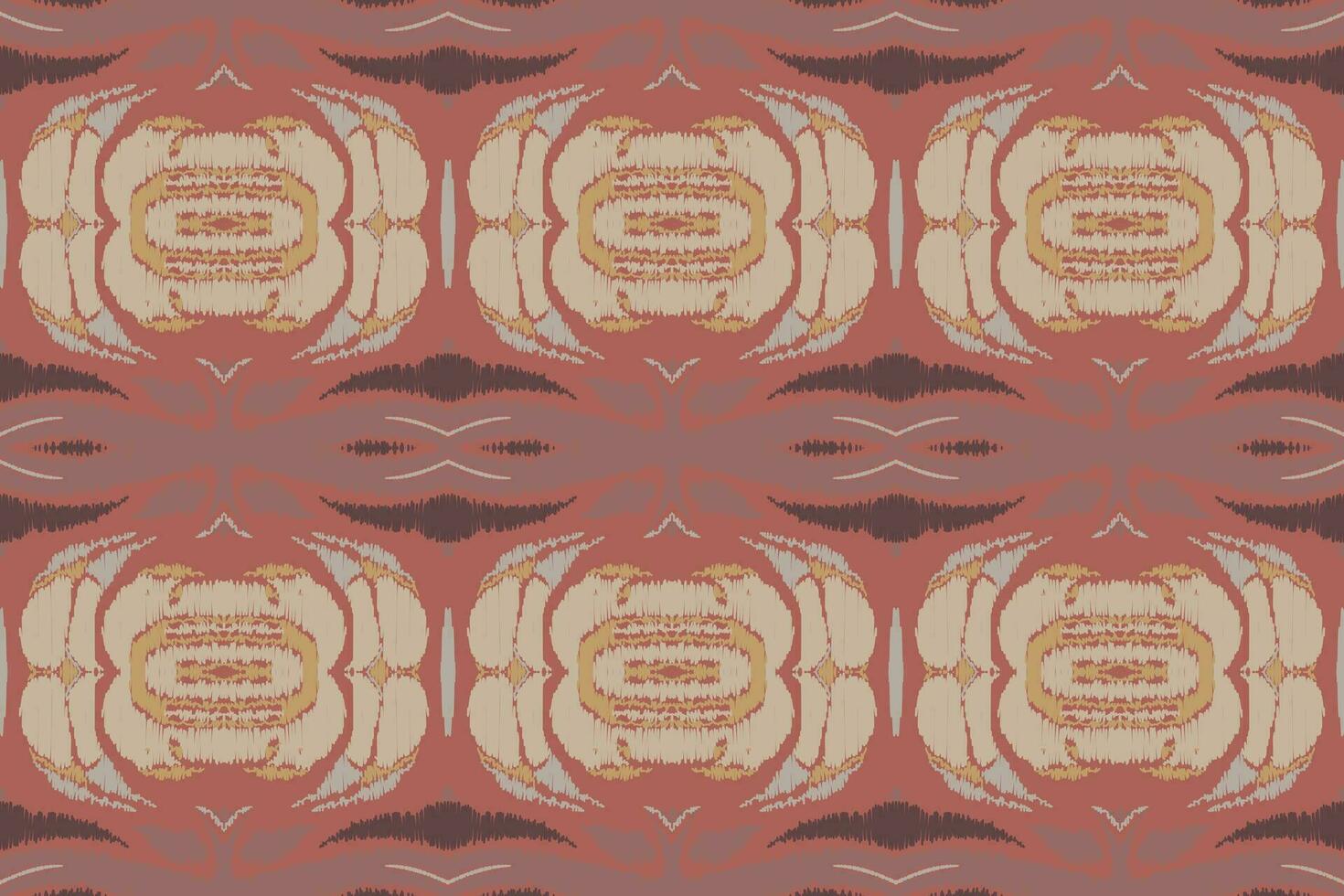 ikat damast paisley borduurwerk achtergrond. ikat vector meetkundig etnisch oosters patroon traditioneel. ikat aztec stijl abstract ontwerp voor afdrukken textuur,stof,sari,sari,tapijt.