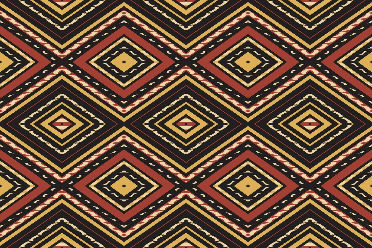 ikat damast paisley borduurwerk achtergrond. ikat damast meetkundig etnisch oosters patroon traditioneel. ikat aztec stijl abstract ontwerp voor afdrukken textuur,stof,sari,sari,tapijt. vector