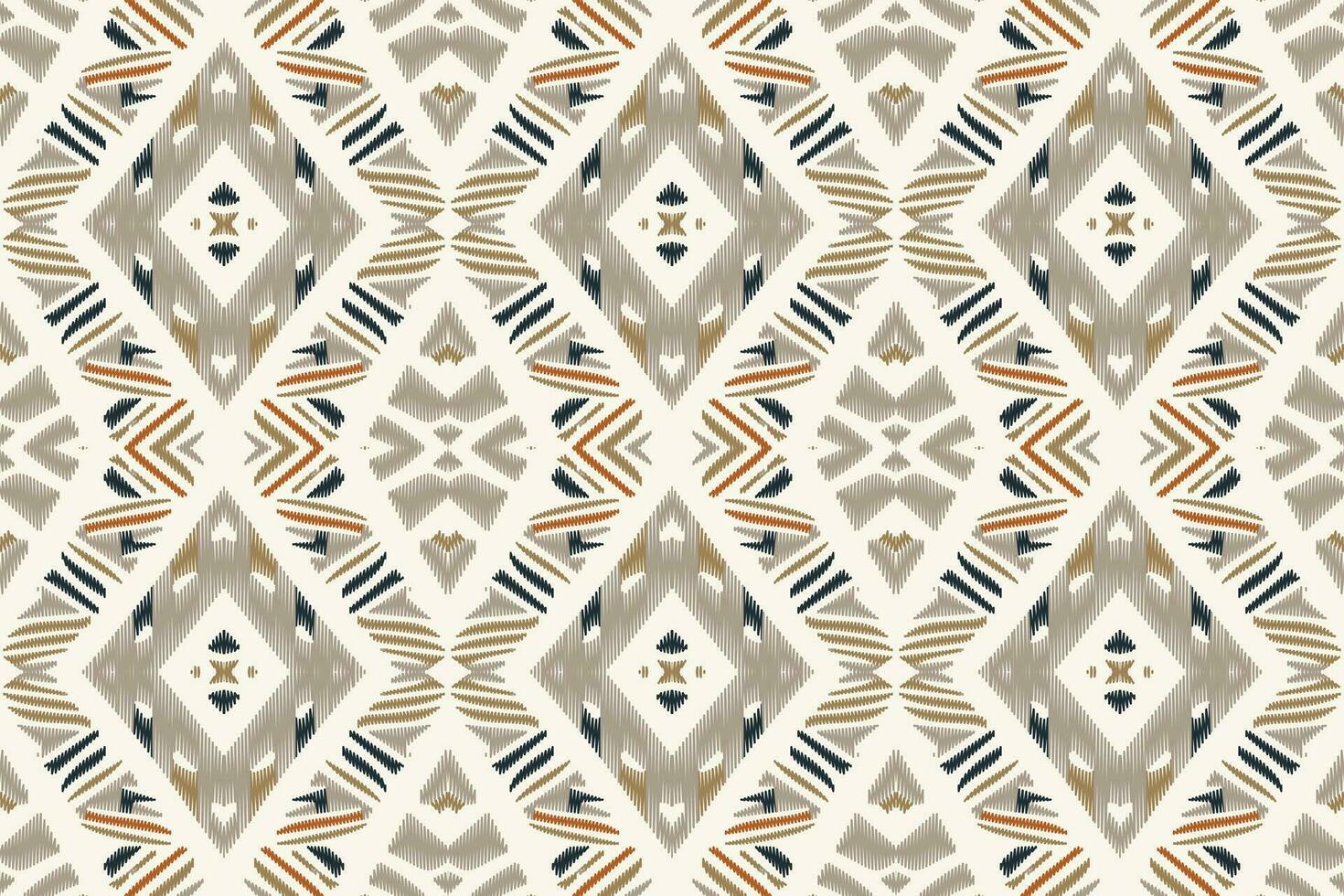 ikat damast paisley borduurwerk achtergrond. ikat kleding stof meetkundig etnisch oosters patroon traditioneel. ikat aztec stijl abstract ontwerp voor afdrukken textuur,stof,sari,sari,tapijt. vector