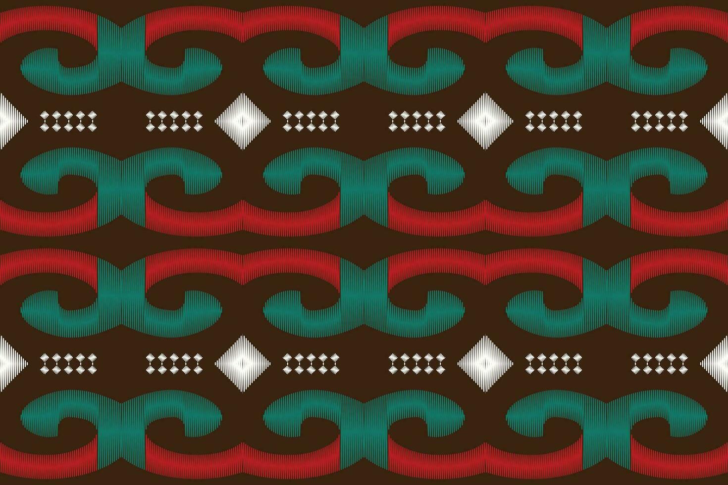 ikat damast paisley borduurwerk achtergrond. ikat aztec meetkundig etnisch oosters patroon traditioneel. ikat aztec stijl abstract ontwerp voor afdrukken textuur,stof,sari,sari,tapijt. vector