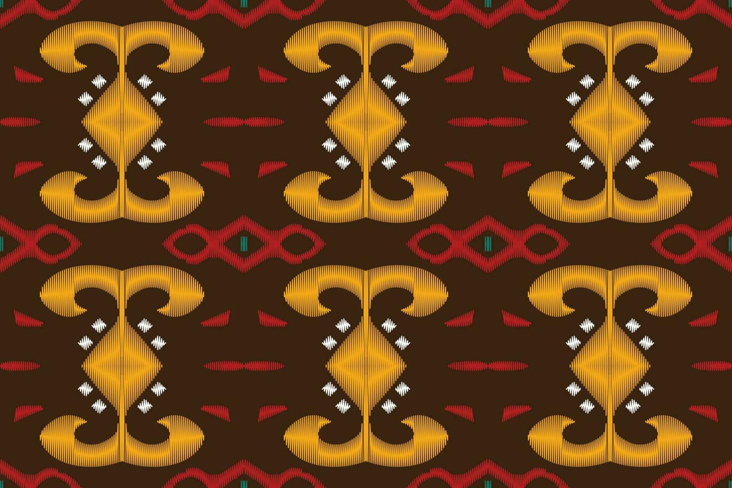 ikat damast paisley borduurwerk achtergrond. ikat vector meetkundig etnisch oosters patroon traditioneel. ikat aztec stijl abstract ontwerp voor afdrukken textuur,stof,sari,sari,tapijt.