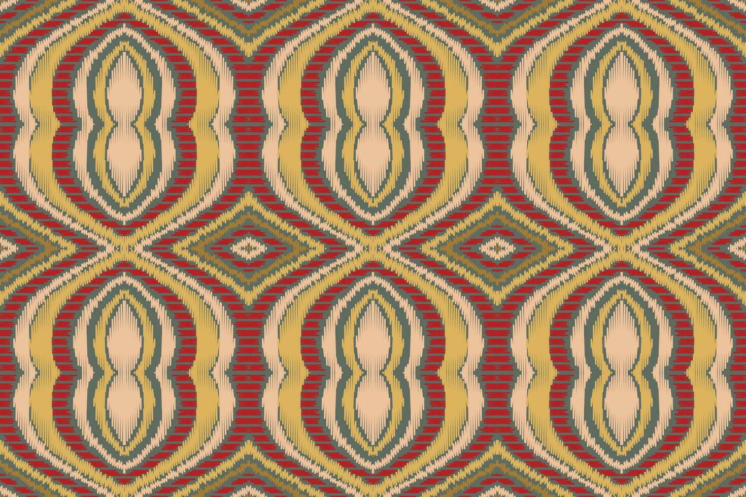 ikat damast paisley borduurwerk achtergrond. ikat naadloos patroon meetkundig etnisch oosters patroon traditioneel. ikat aztec stijl abstract ontwerp voor afdrukken textuur,stof,sari,sari,tapijt. vector