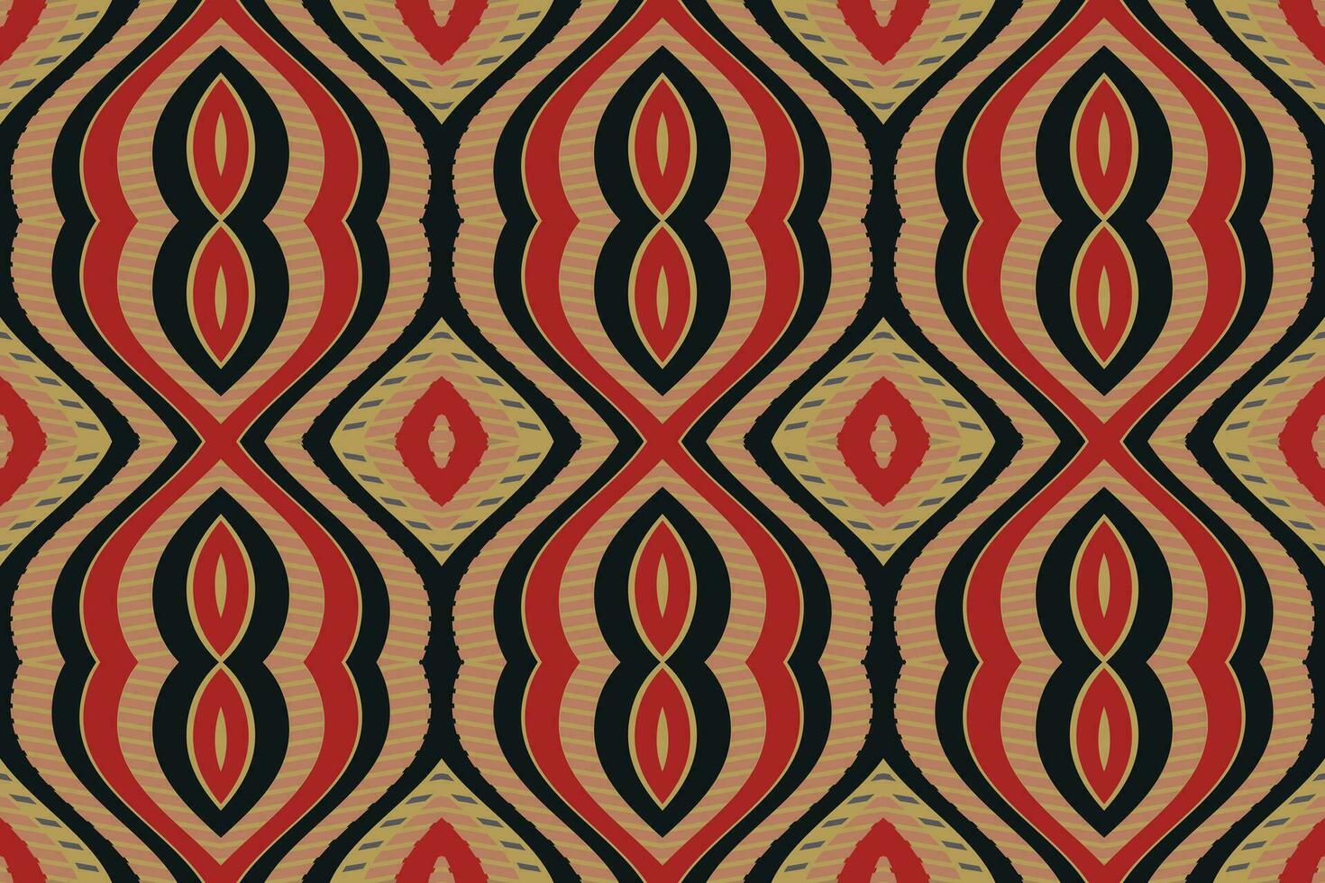 ikat bloemen paisley borduurwerk achtergrond. ikat streep meetkundig etnisch oosters patroon traditioneel. ikat aztec stijl abstract ontwerp voor afdrukken textuur,stof,sari,sari,tapijt. vector