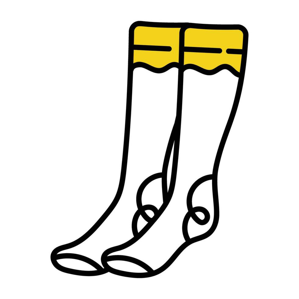 trendy sokkenconcepten vector