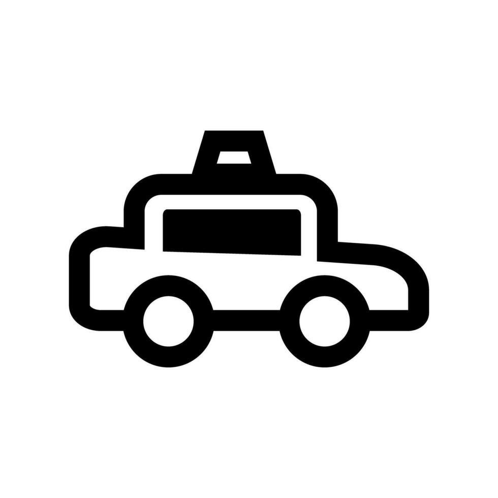 horizontaal taxi icoon. taxi. vector. vector