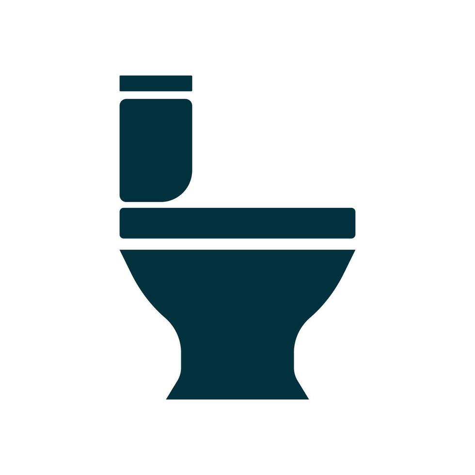 toilet icoon met tank. hand- wasruimte. vector. vector