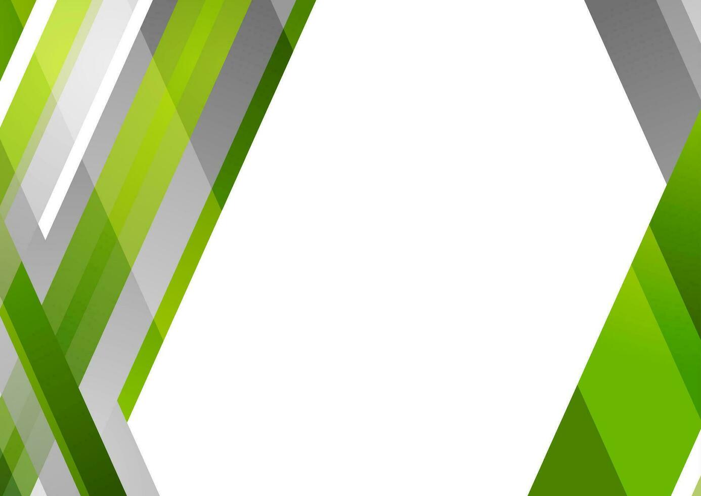 abstract grijs en groen tech meetkundig achtergrond vector